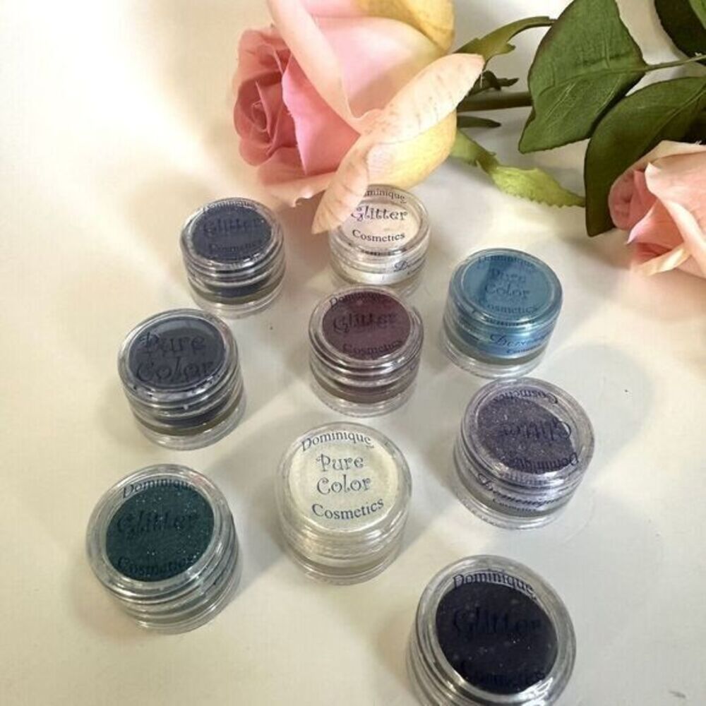 Lot Of Original Dominique Cosmetics Glitter & Pure Color NEW Sealed Rare NOS